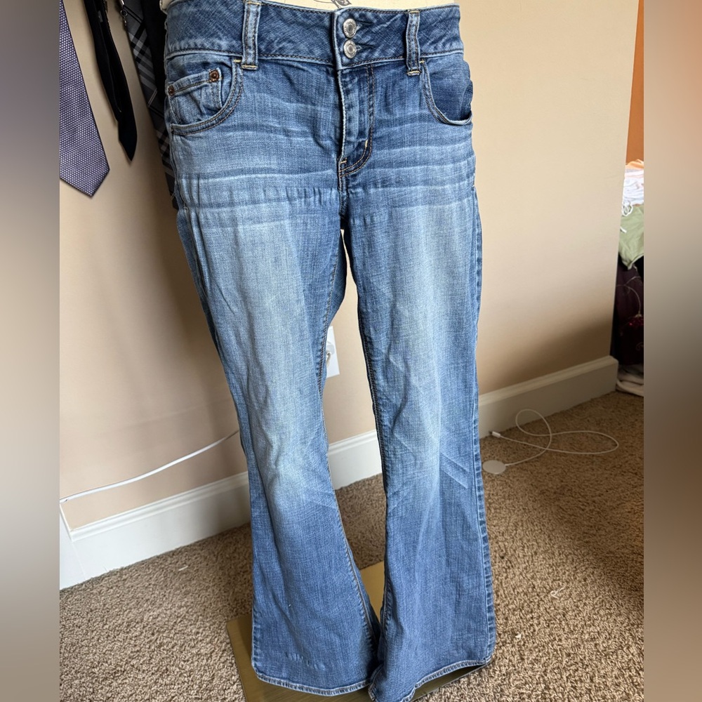 American Eagle Blue Flare Jeans